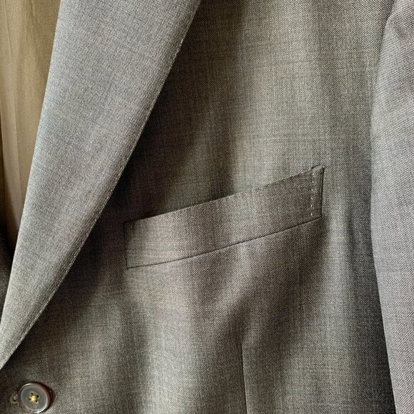 Ermenegildo Zegna Sport Coat Men's 44 R Brown Suit‎ Jacket Wool Blazer $2895 - Picture 5 of 15